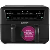 Image de Friteuse sans huile CUISINART - Airfryer AFD10OBLE - Capacité 104L - Double cuves - Noir - 2400W