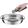 Image de Ycône - Poêle 24 cm inox finition miroir avec poignée amovible