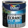 Image de Peinture - DULUX VALENTINE - Fer Mat Écran+ - 2 L - Noir - Résistante aux intempéries