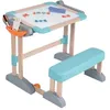 Image de Smoby - Bureau Modulo Space - Transformable en Tableau Double Face - 80 Accessoires Inclus - Dès 3 Ans - 420304