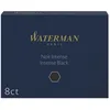 Image de WATERMAN boîte de 8 cartouches longues encre Noir intense pour stylo plume