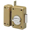 Image de Verrou à bouton Radialis V136 à bouton 7740NT pêne de 110 cylindre de 45mm bronze - VACHETTE - 27309000