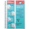 Image de CLAIREFONTAINE - Carnet de vocabulaire KOVERBOOK - 11 x 17 - 100 pages lignées + marge - Couverture polypro translucide