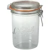 Image de Terrines en verre LE PARFAIT - Lot de 6 - 1kg - D 100 - Transparent