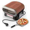 Image de Four à pizza électrique dextérieur - TEFAL - JM600TE0 - 2600W - Pierre rotative - Jusquà 400°C
