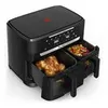 Image de Friteuse d'air chaud - MOULINEX - EZ9478F0 Ever Fry XXL Dual - Double cuve 11 L - Jusquà 2 kg - 7 programmes