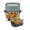 Image de Double friteuse à air - MOULINEX - FY7014E0 Crisp&Go - 5 2 L (2 cuves) - 1700 W - 4 programmes