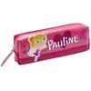 Image de Trousse enfant prénom fille Pauline - Rose - 19 x 6 x 35 cm