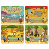 Image de Puzzle 4 x 6 pièces : Les animaux du zoo