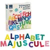 Image de Magnets en bois - VILAC - Alphabet majuscule - 77 pcs - Couleurs pop - Apprentissage ludique