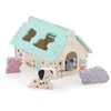 Image de Boite à formes - Vilac - Mini ferme des formes - Bois - 4 animaux - Éducatif