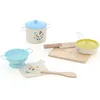 Image de Dinette - VILAC - Ma petite cuisine nature (Réf. 8181) - Bois & métal - 11 pièces - Vintage beige