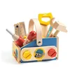 Image de Jouet éducatif - DJECO - DJ06649 - Boîte à outils en bois - Intérieur - 3 à 8 ans