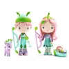 Image de DJECO Tinyly Lily et Sylvestre - 3 figurines + 1 compagnon et 4 accessoires 4 ans +