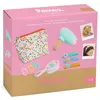 Image de DJECO Trousse de coiffure Pomea - 12 pièces pour poupées rose dès 3 ans