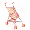 Image de Poussette canne pliante pour poupon - DJECO - Rose - Fille - Idéale pour promener le poupon