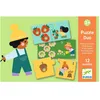 Image de Djeco Puzzle éducatif Duo «Premiers chiffres» - 6 pièces 2+ ans perforés (orange)