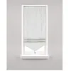 Image de Store Relevable blanc avec Pompon Blanc 73x165 cm