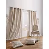 Image de Rideau dameublement Baya - Beige - 145x265 - Polyester/Coton -  illets