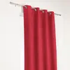Image de Rideau Alaska isolant et 100 % occultant Rouge 140x260 cm