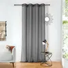Image de Voilage - - Effet de rayures Gris anthracite 145x240 cm