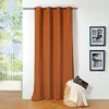 Image de Rideau thermique au style bouclette Terracotta 140x260 cm