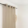 Image de Voilage à Oeillets Motifs Carreaux Alsaciens Beige 145x260 cm