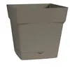 Image de Pot de fleurs - Toscane - taupe - 10.2 L - avec soucoupe clipsee
