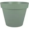Image de Pot de fleur Rond - Ø 60 cm - EDA - Toscane - 76 L - Intérieur/Extérieur - Ø 60 x H 47 cm - Vert laurier