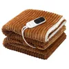 Image de Plaid chauffant - Terraillon - KOOMY CARAMEL - 180x130 cm - Flanelle & Sherpa - 9h Autonomie
