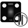 Image de Terraillon Impédancemètre et corde à sauter connectés 180kg/100g noir - GYMFITCONNECT