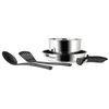 Image de SITRAMOVIBLE ARPEGE SS cookware set 1 non-stick frypan Ø 24 cm H 4.5 cm 1 saucepan Ø 18 cm SITRAM