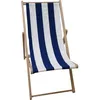 Image de Chilienne agrafée - JARDIN PRIVE - Rayures - Bleu / Blanc