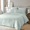 Image de Parure housse de couette 2 pers 260x240 de coton-bambou - bambou vert