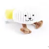 Image de Peluche pour chien - MARTIN SELLIER - Camembert - blanc/jaune/noir - Tissus - Rond