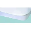 Image de Protège-matelas Alèse imperméable Elasretane éponge bouclette 100 % coton 80 x 190 cm Blanc