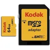 Image de Carte microSDXC Kodak 64GO avec adaptateur classe 10 - U3