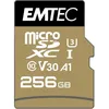 Image de Carte micro SD EMTEC UHS I U3 V30 Speedin Pro 256 Go