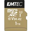 Image de Carte microSD 1TB - EMTEC - SpeedIN Pro - UHS-I U3 V30 A2 - Lecture 100MB/s - Écriture 95MB/s