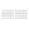 Image de AUTOGYRE - Grille ventilation rectangle extra-plate L : 254 x 110 mm - bBanc
