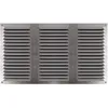 Image de Grille daération métallique AUTOGYRE - 300x200 mm - Avec moustiquaire - Blanc