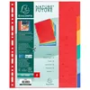 Image de EXACOMPTA Intercalaires Carte Lustrée XXL 6 Positions 225g