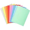 Image de Exacompta SUPER 250 Chemise A4 pour 200 feuilles jaune rouge vert orange rose bleu clair vert pâle bleu foncé crème 