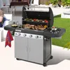 Image de Barbecue à gaz - CAMPINGAZ - 4 Series Classic LXS - 4 brûleurs - Allumage piezzo - Surface de cuisson 78x45 cm