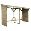 Image de Abri bûches - 2.5 m² - 2.78 x 0.90 x 1.85 m- 5 Stères