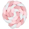 Image de Tresse de décoration BABYCALIN - Coussin - Velours - 200 cm - Rose - BABYCALIN