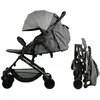 Image de Bambisol Poussette Citadine YUKO² Dès la Naissance Pliage 1 Main Gris Chiné Eco