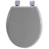 Image de Abattant WC - ARVIX - Taupe - Bois compressé HDF - Charnières en plastique - Universel