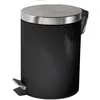 Image de Poubelle salle de bain à pédale 5L en métal