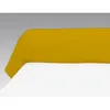 Image de Taie traversin en coton 57 fils unie jaune mimosa jaune moutarde 85x185cm